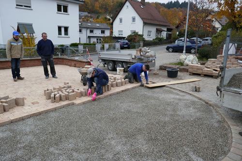 Pflasterarbeiten Dorfplatz 2018-Bild 6